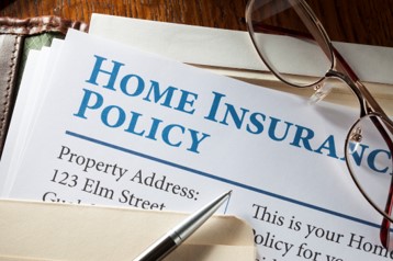 image of a homeowners insurance policy document